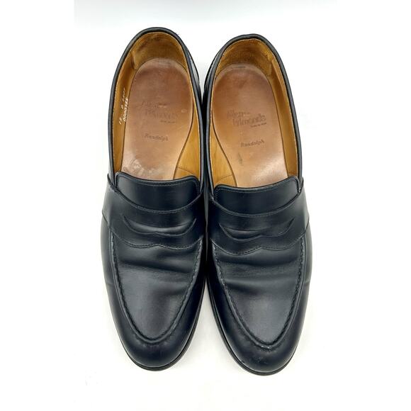 Allen Edmunds Randolph Men's Penny Loafers Black Made In USA Size 12 B 4809 - Picture 4 of 15